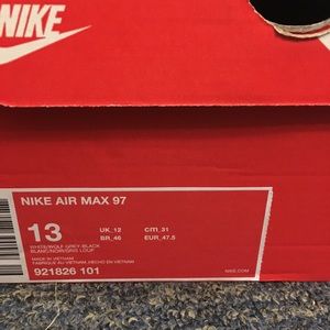 Nike Air Max 97s all white